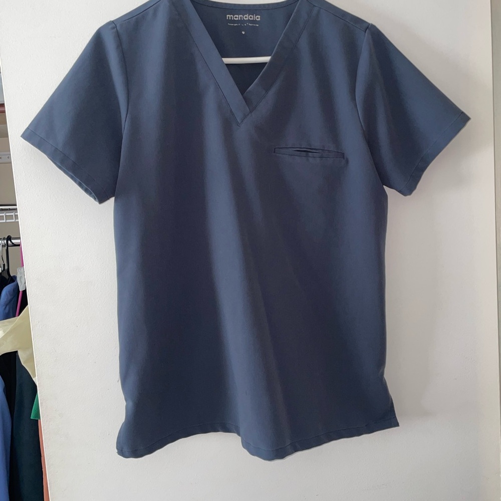 Mandala Scrubs One Pocket Top